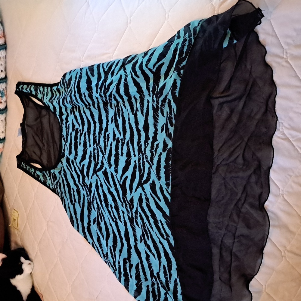 Silhouette NYC sheer see through top L/ BUNDLE ONLY 2or more items